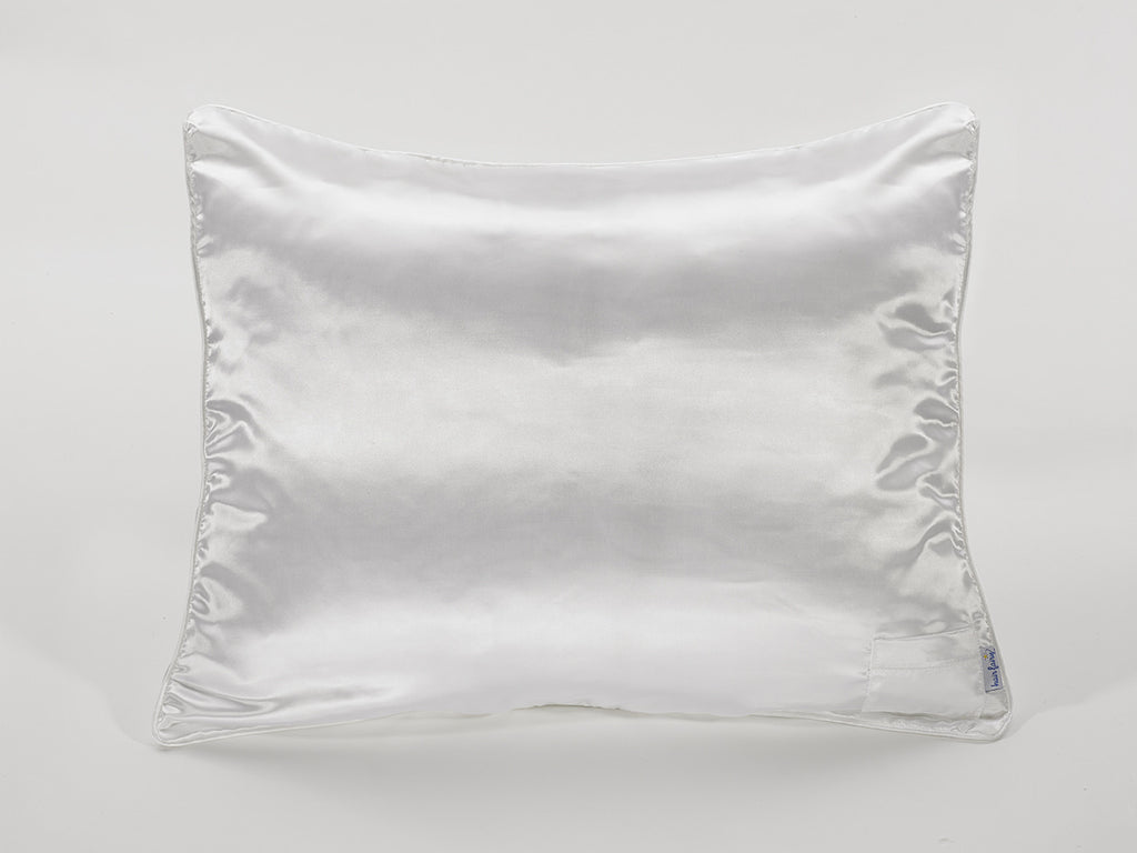 White Satin Pillowcase for Women and Teen Girls